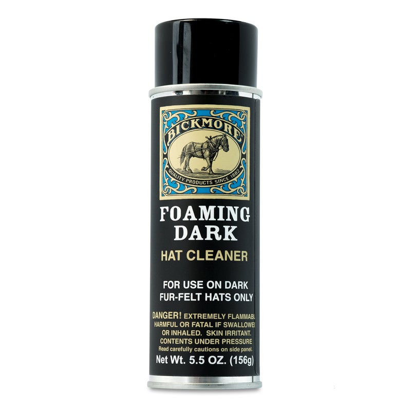 Bickmore Foaming Dark Hat Cleaner Kit - Remove Dirt, Dust, Fingerprints & Sweat Stains - Great for Fur - Felt Cowboy Hats, Baseball Hats, Fedoras, Sun Hats & More - Image 2